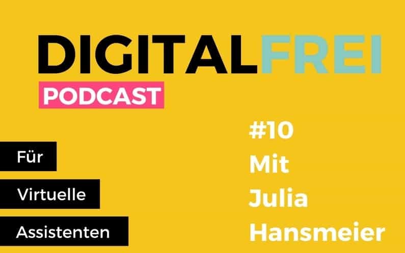 DF #10: Mit Julia Hansmeier – Virtuelle Assistenz / Virtuelle Assistentin werden / Bali / Ortsunabhängig