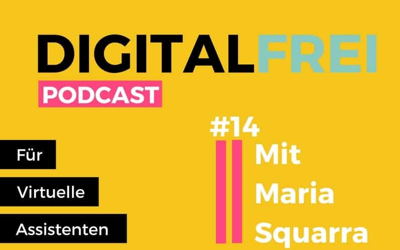 DF #14: Mit Maria Squarra. Virtuelle Assistentin und alleinerziehende Mutter von 3 Kindern